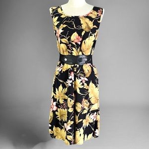 Vtg 90’s Floral A-line Mini Dress